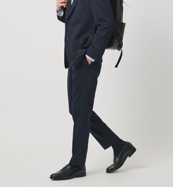 UNITED ARROWS「モックロディ ノープリーツ パンツ UA COZY ウォッシャブル ストレッチ」|テーラードジャケット|