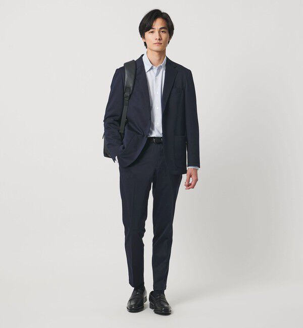 UNITED ARROWS「モックロディ ノープリーツ パンツ UA COZY ウォッシャブル ストレッチ」|テーラードジャケット|