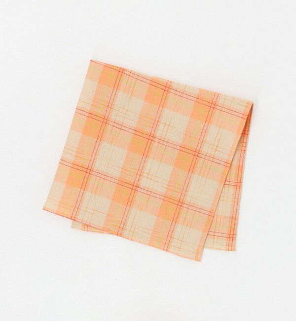 UNITED ARROWS「チェック ハンカチ」|ハンカチ|ORANGE
