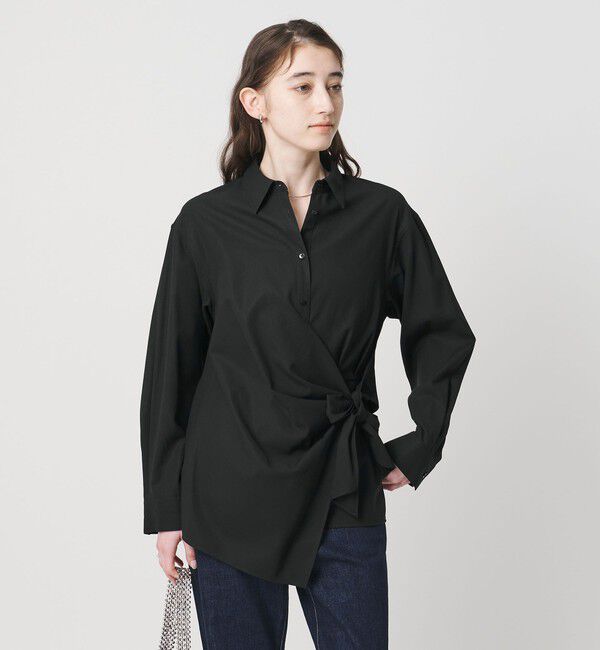 UNITED ARROWS「ドレープ ギャザー シャツ ‐ウォッシャブル‐」|シャツ・ブラウス|