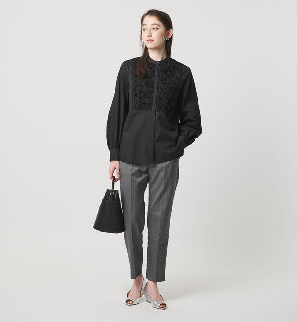 UNITED ARROWS「シャイニー スリム パンツ ‐ストレッチ ウォッシャブル‐」|スラックス|
