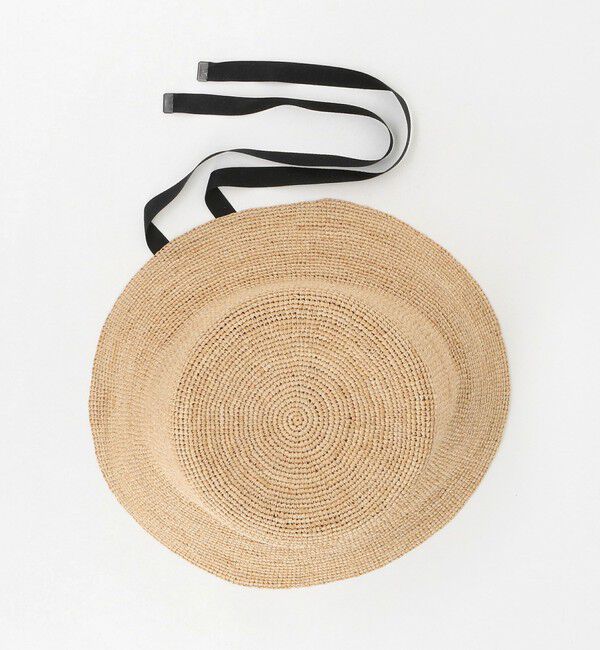 UNITED ARROWS「ラフィア/リボン ハット UV」|ハット|