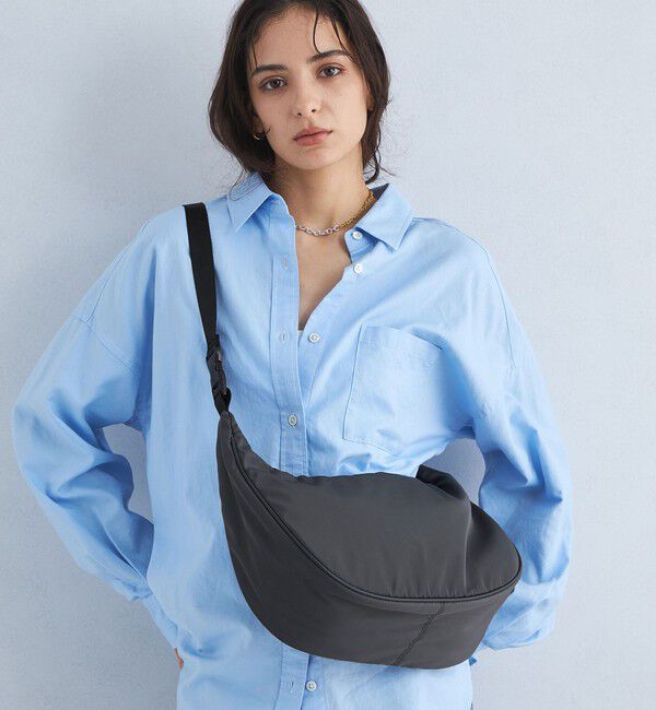 UNITED ARROWS green label relaxing「2WAY ハッスイ ショルダー バッグ -はっ水-」|ショルダー・メッセンジャー|MD.GRAY