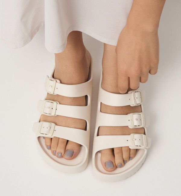 UNITED ARROWS green label relaxing「＜Papillio＞フロリダ III EVA フレックス プラットフォーム サンダル」|スニーカー|OFF WHITE