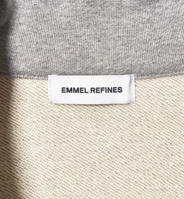 EMMEL REFINES「＜EMMEL REFINES＞EM ウラケ ハーフジップ プルオーバー」|スウェット・ジャージ|