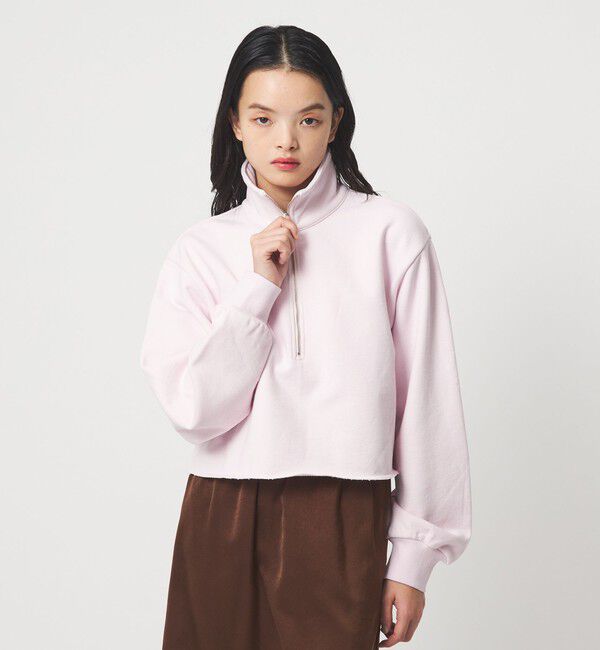 EMMEL REFINES「＜EMMEL REFINES＞EM ウラケ ハーフジップ プルオーバー」|スウェット・ジャージ|