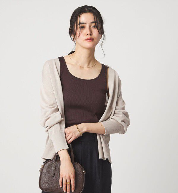 UNITED ARROWS green label relaxing「ブライトリブ タンクトップ」|タンクトップ|DK.BROWN