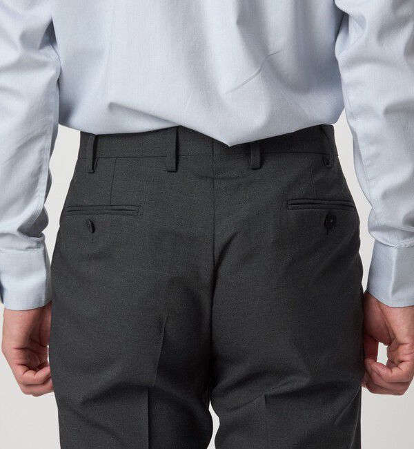 UNITED ARROWS green label relaxing「REDA トロピカル 無地 スリム ノープリーツ スーツパンツ」|スーツ|