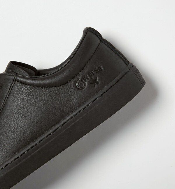 UNITED ARROWS green label relaxing「【別注】＜CONVERSE＞GLR オールスター クップ OX レザー ブラック ドレス スニーカー」|スニーカー|