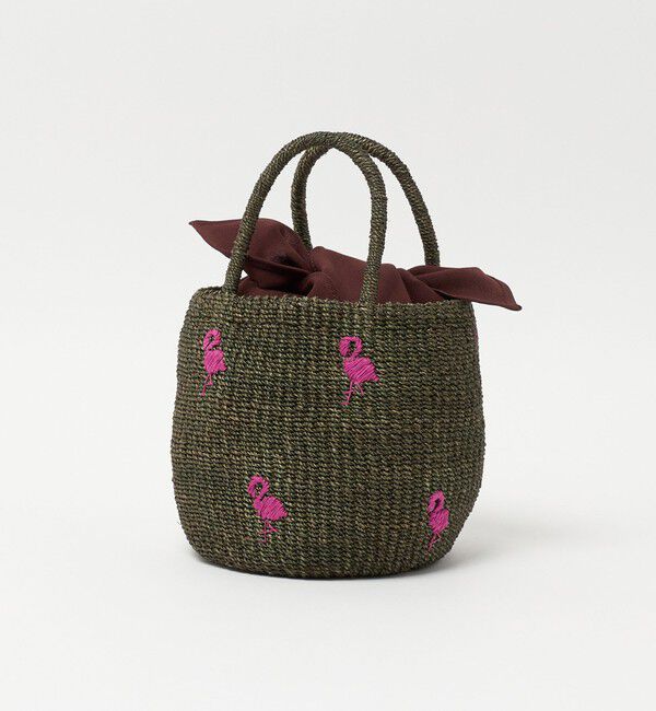 EMMEL REFINES「＜The Bagmati＞シシュウ カゴバッグ＜ Select by EMMEL REFINES ＞」|かごバッグ|