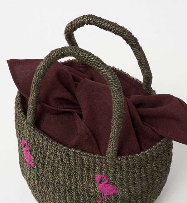 EMMEL REFINES「＜The Bagmati＞シシュウ カゴバッグ＜ Select by EMMEL REFINES ＞」|かごバッグ|