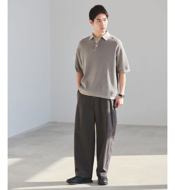 UNITED ARROWS green label relaxing「コットン ナイロン バレル ワイド イージーパンツ W4」|その他|