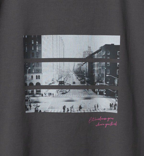 UNITED ARROWS green label relaxing「コラージュ フォト ショートスリーブ Tシャツ」|Tシャツ・カットソー|