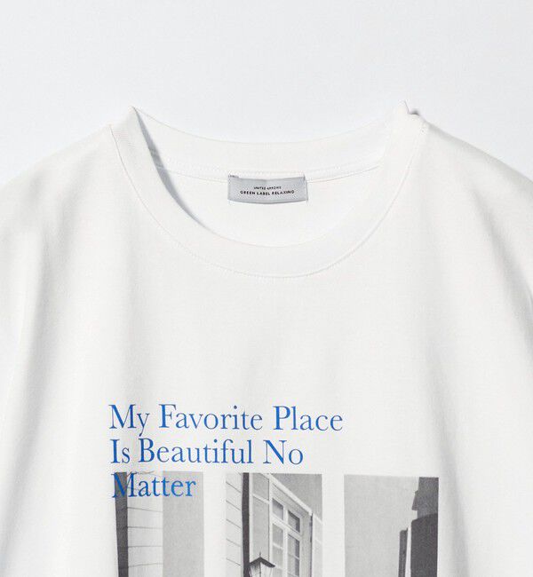 UNITED ARROWS green label relaxing「コラージュ フォト ショートスリーブ Tシャツ」|Tシャツ・カットソー|
