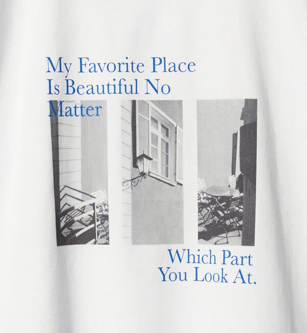 UNITED ARROWS green label relaxing「コラージュ フォト ショートスリーブ Tシャツ」|Tシャツ・カットソー|