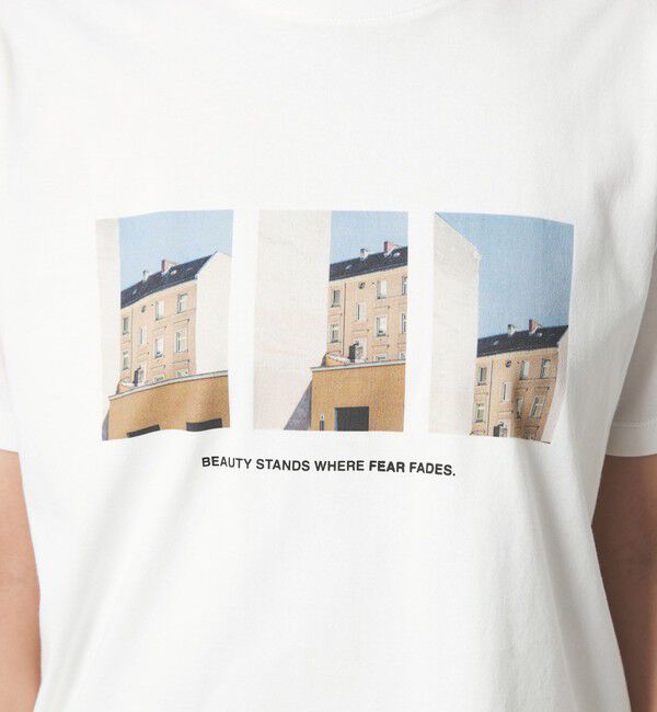 UNITED ARROWS green label relaxing「コラージュ フォト ショートスリーブ Tシャツ」|Tシャツ・カットソー|