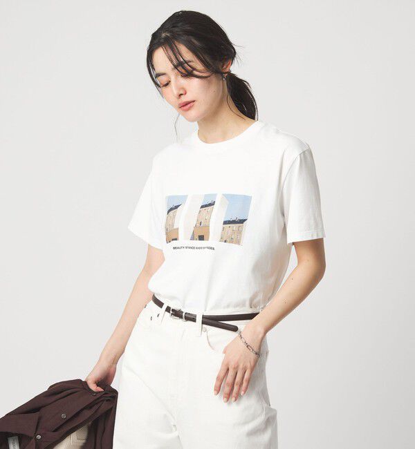 UNITED ARROWS green label relaxing「コラージュ フォト ショートスリーブ Tシャツ」|Tシャツ・カットソー|