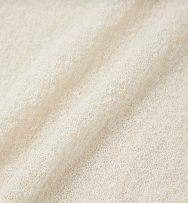 UNITED ARROWS green label relaxing「ノットヤーン ショートスリーブ プルオーバー ウォッシャブル」|ニット・セーター|