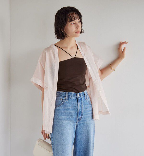 UNITED ARROWS green label relaxing「ホルターネックキャミソール / カップインナー」|キャミソール|