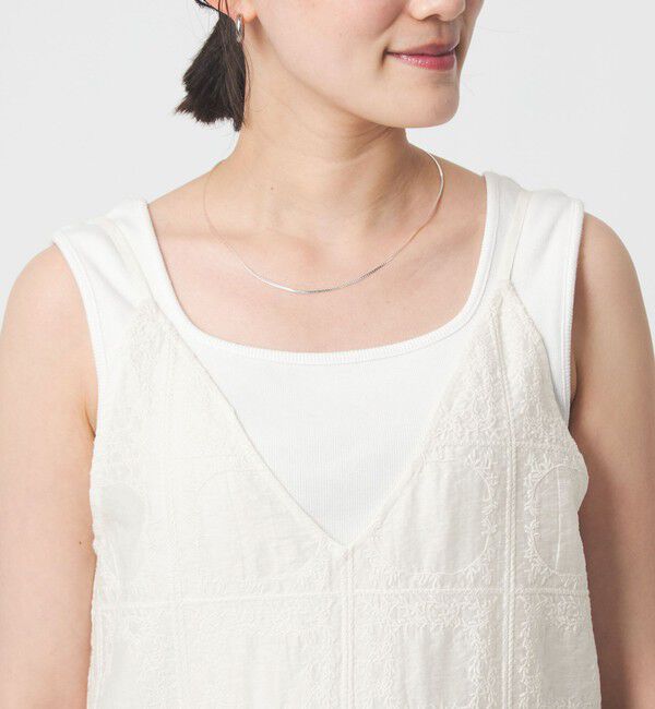 UNITED ARROWS green label relaxing「シアー クロス ステッチ ワンピース」|ワンピース|