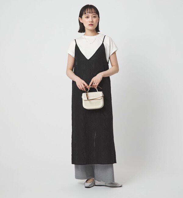 UNITED ARROWS green label relaxing「シアー クロス ステッチ ワンピース」|ワンピース|