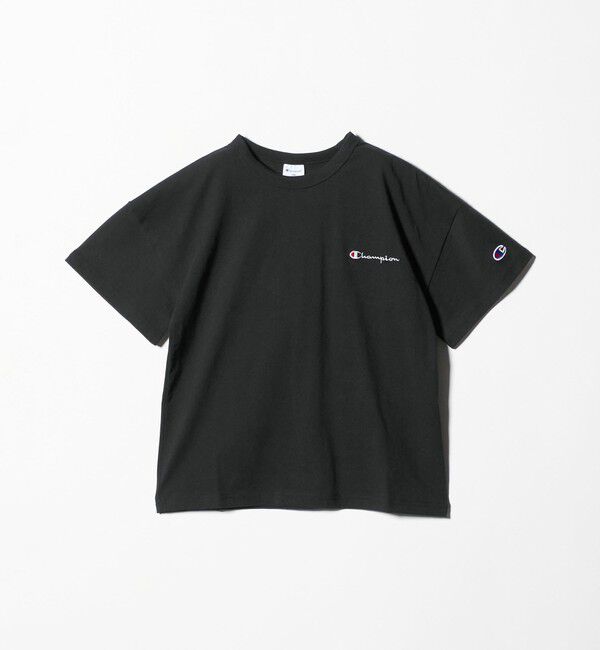 UNITED ARROWS green label relaxing「＜Champion＞ショート スリーブ Tシャツ / キッズ  140cm-160cm」|Tシャツ・カットソー|BLACK