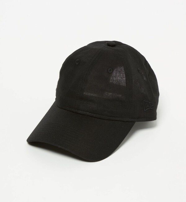 UNITED ARROWS green label relaxing「【別注】＜NEW ERA＞920 コットン麻 キャップ」|キャップ・キャスケット|BLACK