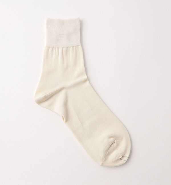 STEVEN ALAN「＜Steven Alan＞シルク ミックス ショート ソックス」|ソックス|OFF WHITE