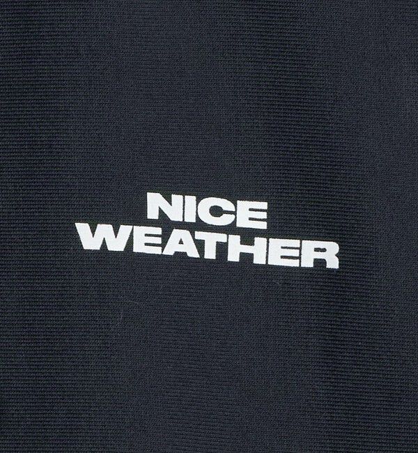 NICE WEATHER「＜NICE WEATHER＞ロゴスウェット ジップパーカ 2」|パーカー|