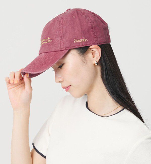 BEAUTY&YOUTH UNITED ARROWS「【別注】＜Samplee＞メッセージ キャップ」|キャップ・キャスケット|
