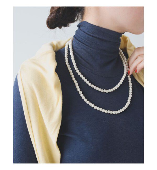 Demi-Luxe BEAMS 「6ｍｍ パール ロングネックレス」|その他|WHITE