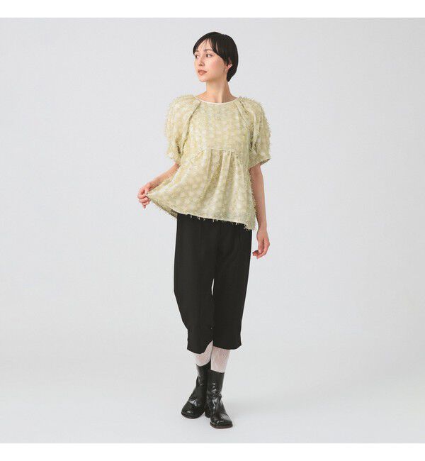 Ray BEAMS 「ストレッチ カプリ パンツ」|チノ|