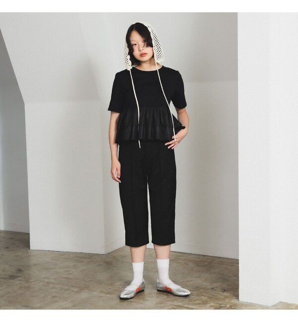 Ray BEAMS 「ストレッチ カプリ パンツ」|チノ|