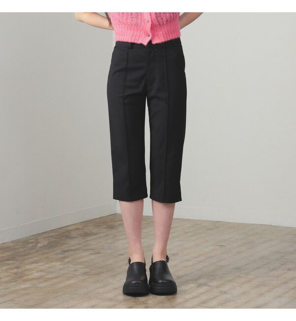 Ray BEAMS 「ストレッチ カプリ パンツ」|チノ|