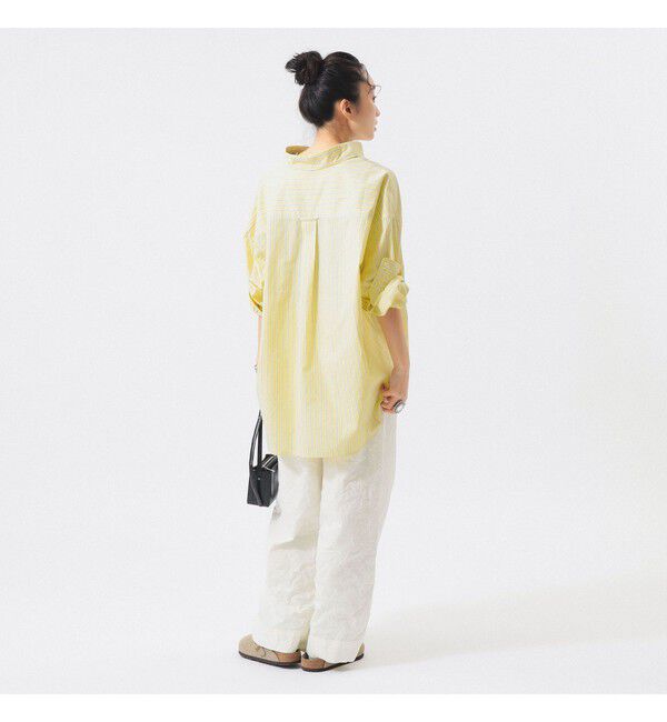 BEAMSBOY「ドビー ストライプ ビッグ BDシャツ ＜定番 / オンオフ兼用＞」|シャツ・ブラウス|