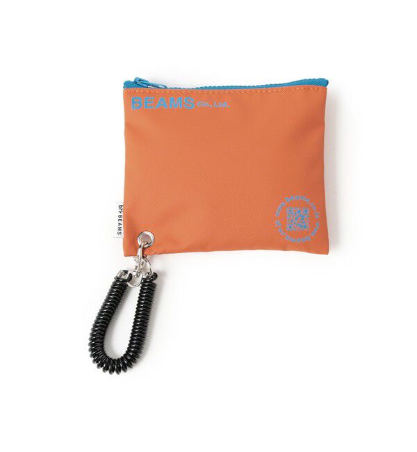 BEAMS「bPr BEAMS / ターポリン ロゴ ポーチ S」|ポーチ|