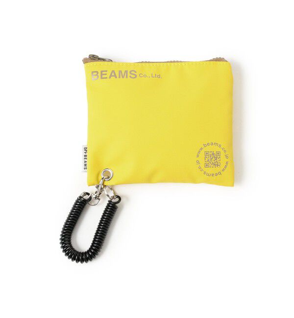 BEAMS「bPr BEAMS / ターポリン ロゴ ポーチ S」|ポーチ|