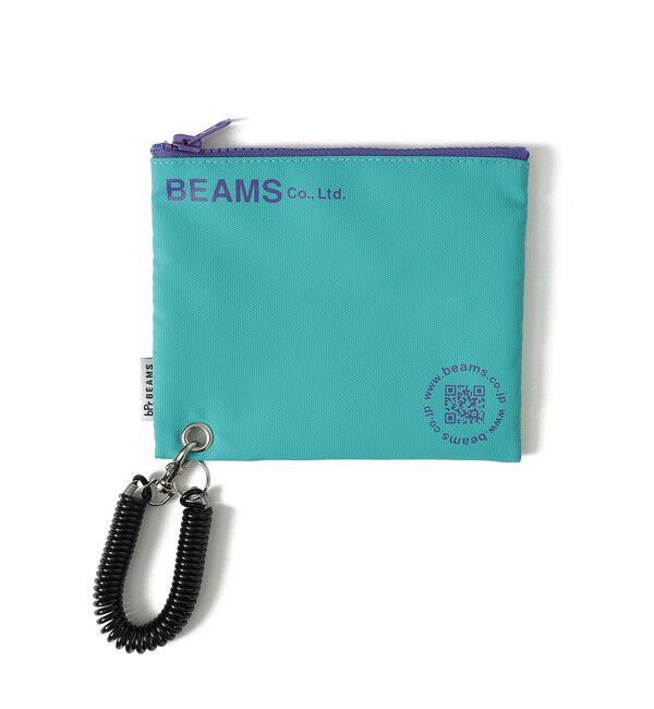 BEAMS「bPr BEAMS / ターポリン ロゴ ポーチ S」|ポーチ|