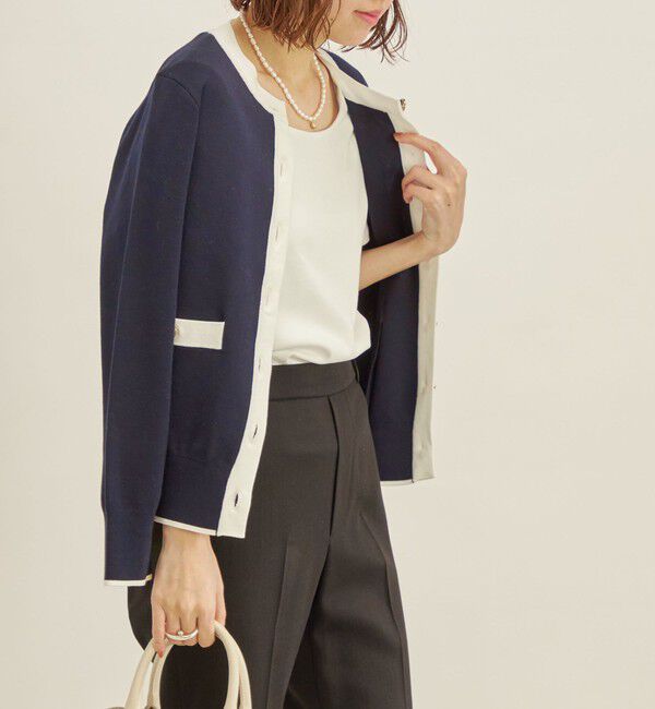 SHIPS for women「〈手洗い可能〉綿 SORONA クルーネック TEE◇」|Tシャツ・カットソー|