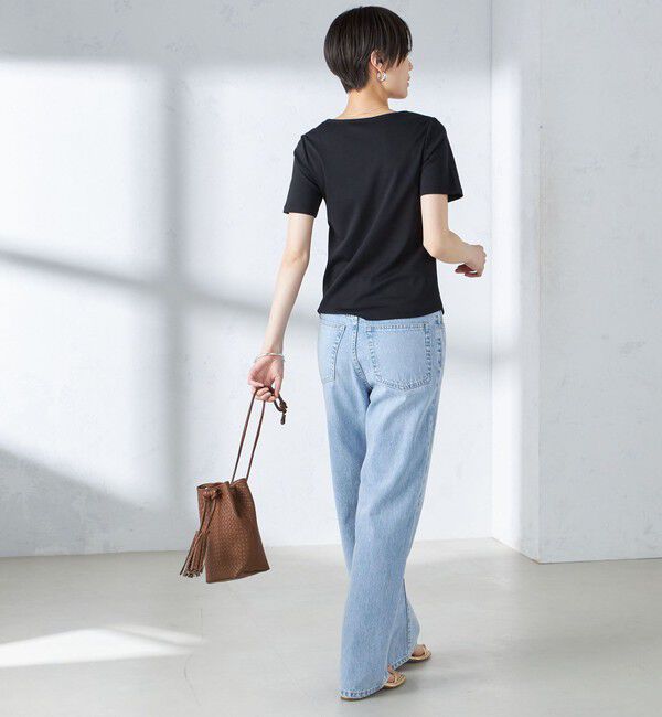 SHIPS for women「〈手洗い可能〉綿 SORONA クルーネック TEE◇」|Tシャツ・カットソー|