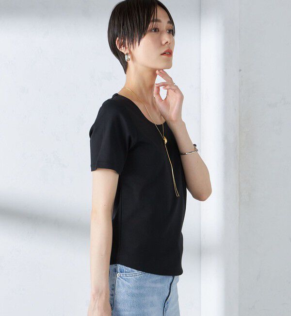 SHIPS for women「〈手洗い可能〉綿 SORONA クルーネック TEE◇」|Tシャツ・カットソー|