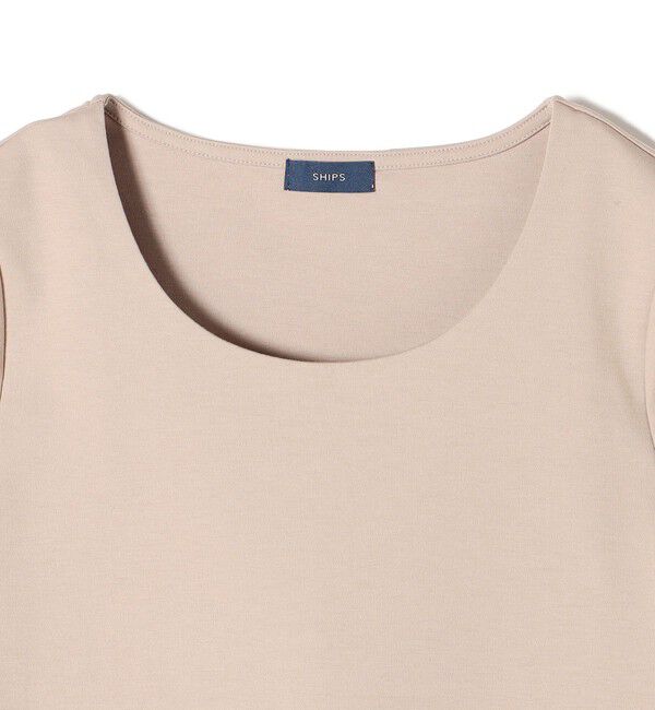 SHIPS for women「〈手洗い可能〉綿 SORONA クルーネック TEE◇」|Tシャツ・カットソー|