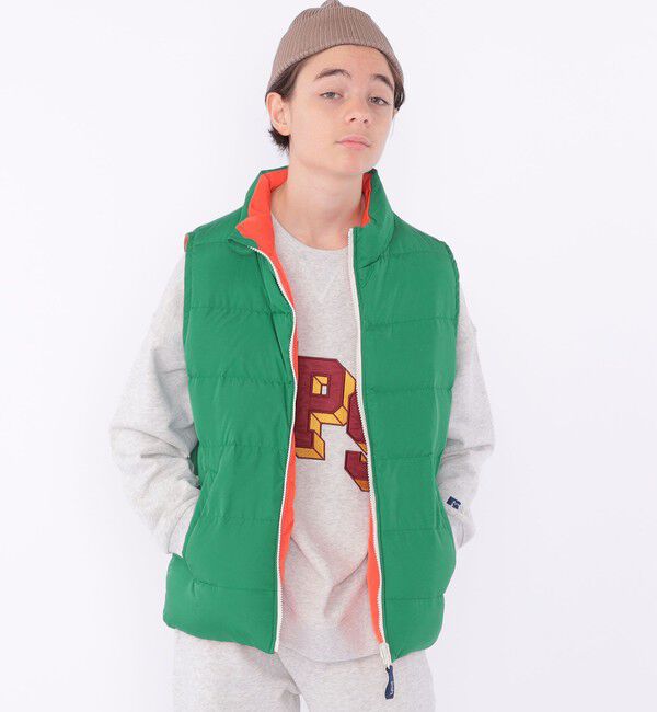 SHIPS KIDS「SHIPS KIDS:145～160cm / リサイクル ダウン ベスト」|ダウンベスト・ベスト|