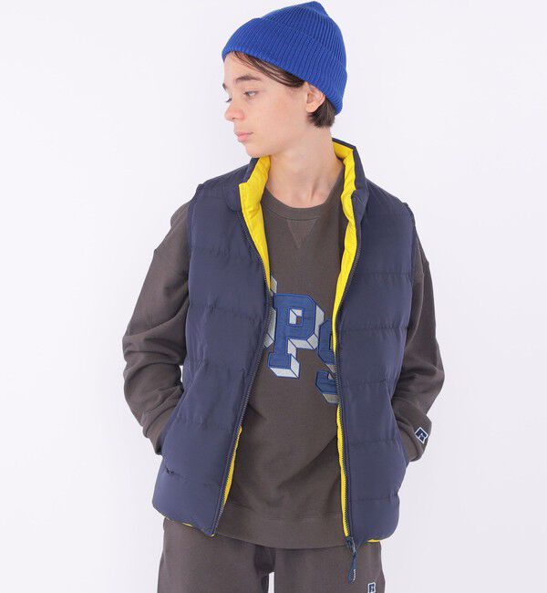 SHIPS KIDS「SHIPS KIDS:145～160cm / リサイクル ダウン ベスト」|ダウンベスト・ベスト|