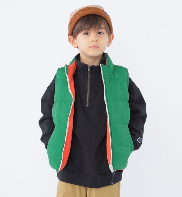 SHIPS KIDS「SHIPS KIDS:100～130cm / リサイクル ダウン ベスト」|ダウンベスト・ベスト|
