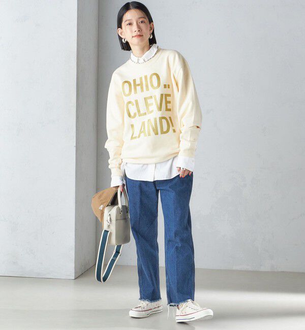 SHIPS for women「【SHIPS別注】Odub:〈手洗い可能〉メタリック ロゴ スウェット 24SS ◇」|スウェット・ジャージ|