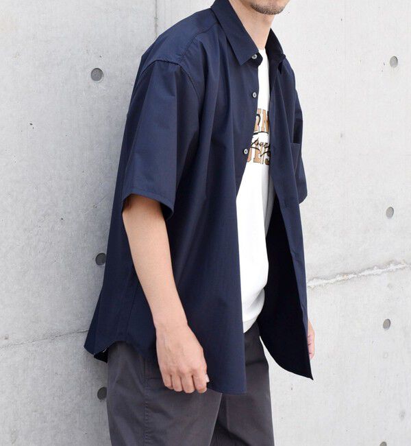 SHIPS any「SHIPS any: オーバーサイズ カラーパレット ハーフスリーブ シャツ◇」|シャツ・ブラウス|