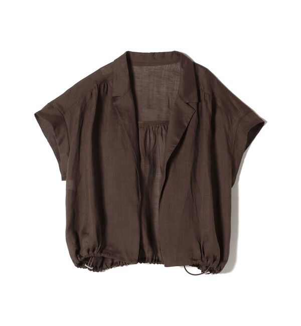 SHIPS for women「〈手洗い可能〉リネン ラペル デザイン 羽織 シャツ ◇」|シャツ・ブラウス|