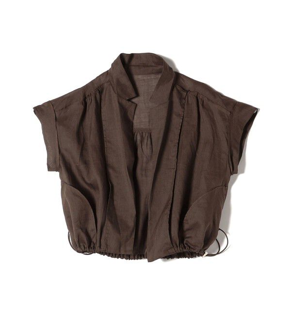 SHIPS for women「〈手洗い可能〉リネン ラペル デザイン 羽織 シャツ ◇」|シャツ・ブラウス|