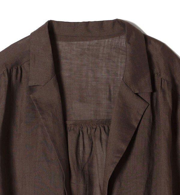 SHIPS for women「〈手洗い可能〉リネン ラペル デザイン 羽織 シャツ ◇」|シャツ・ブラウス|
